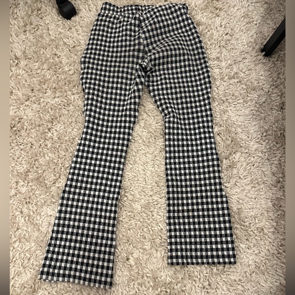 Urban Outfitters grey and white checkered stretchy pants size small - Picture 7 of 7